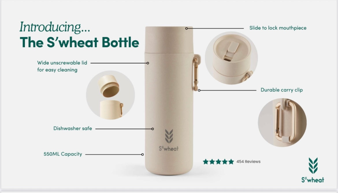 Bumblez x S’wheat Water Bottle(500ml)